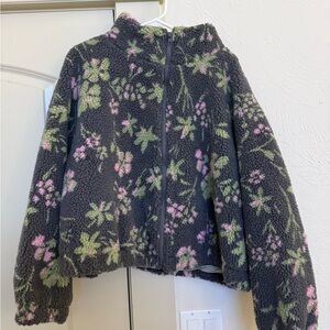 Floral Fleece Jacket